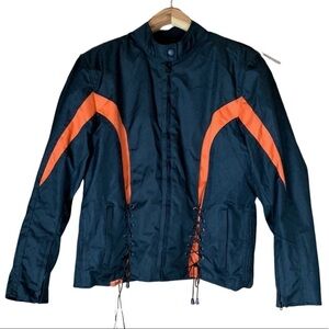 I-K Textiles Motorcycle Jacket with corset lacing Size XXL Black